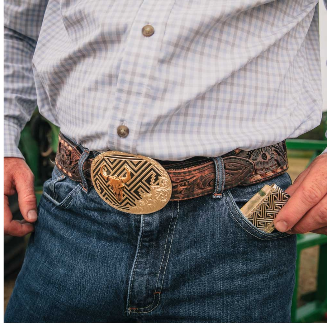 Montana Silversmiths Desert Twilight Southwestern Money Clip MCL5972NF - Wild West Boot Store