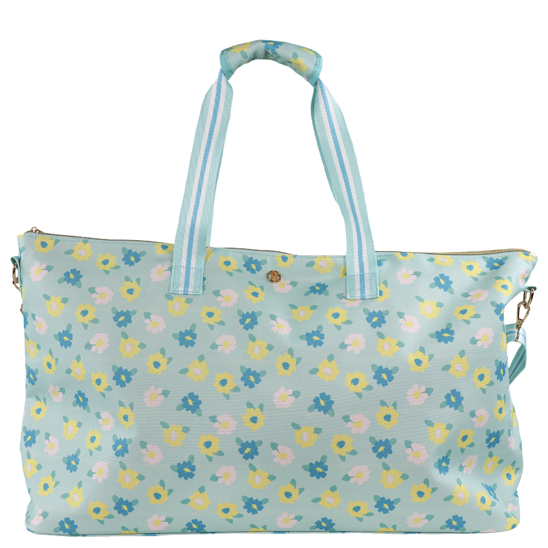 Simply Southern Flower Print Duffle Bag 0124-BAG-DUFFLE-FLWR
