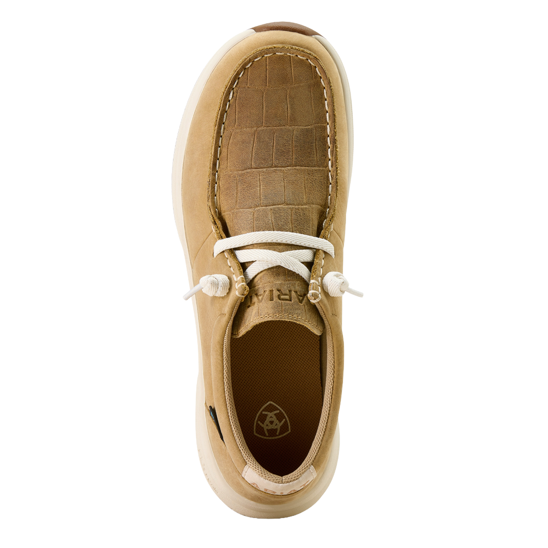 Ariat Ladies Buckeye Waterproof Light Tan Slip On Shoe 10074339