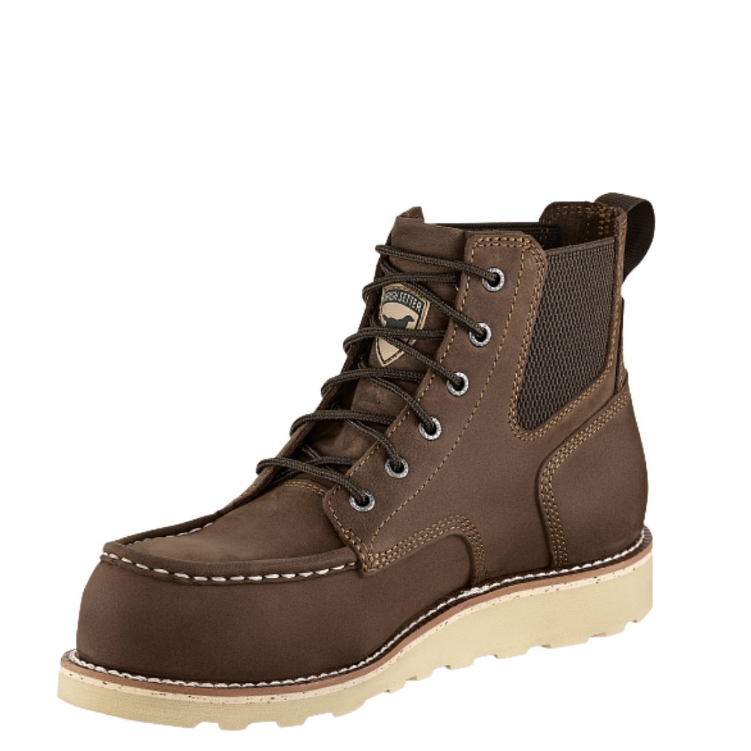 Irish Setter Men's Pipestone  6" Brown Lace Up Steel Toe Work Boot 84632 - Wild West Boot Store