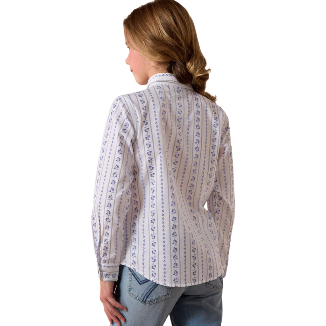 Ariat Youth Girl's Grace Blossom Striped Shirt 10073447
