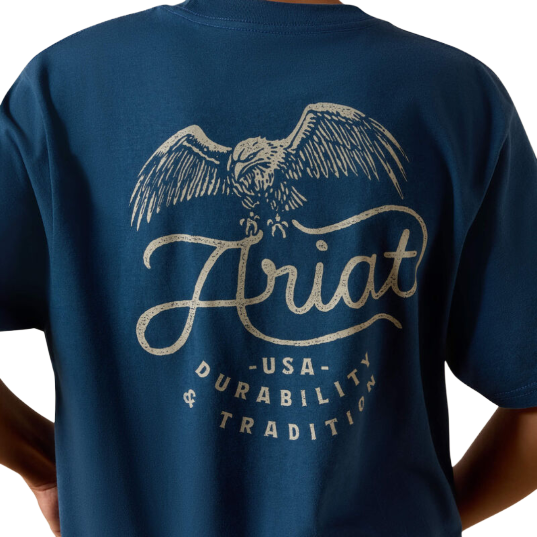 Ariat Youth Boy's Drop Down Eagle Key Largo T-Shirt 10073456