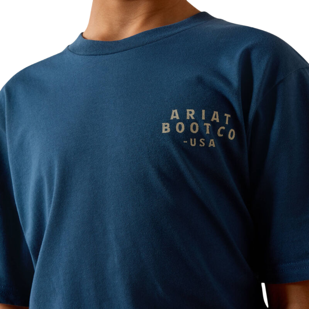 Ariat Youth Boy's Drop Down Eagle Key Largo T-Shirt 10073456