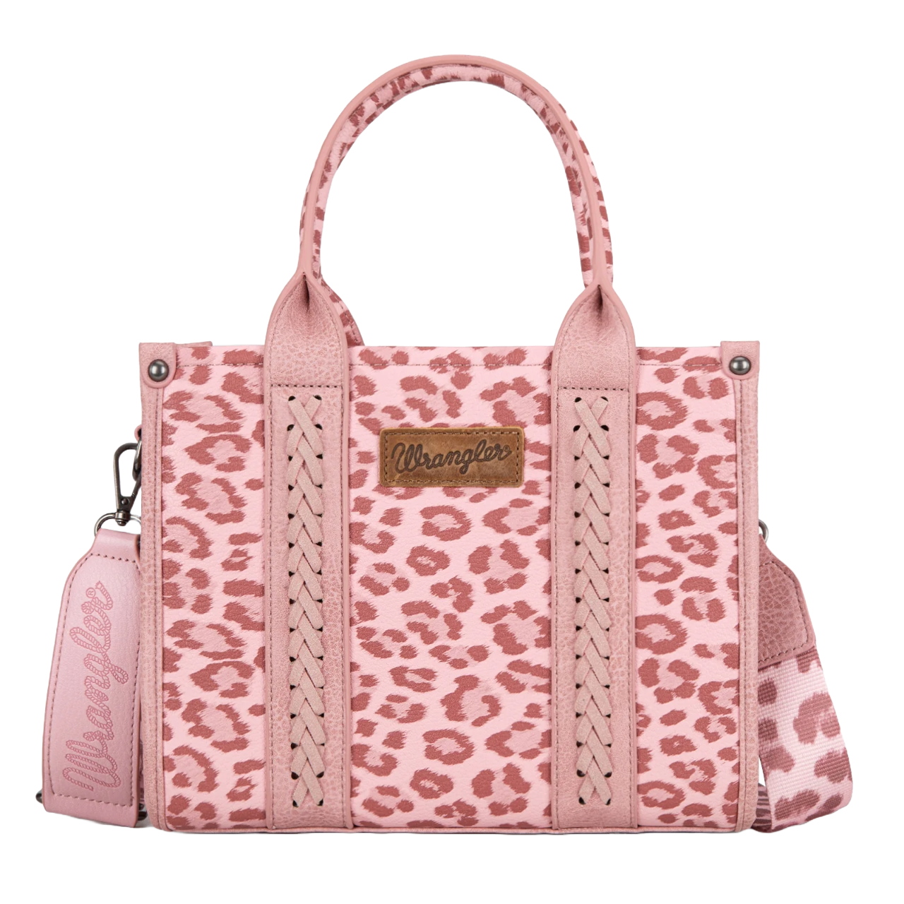 Wrangler Ladies Leopard Print Concealed Carry Tote Bag WG133-81203SPK