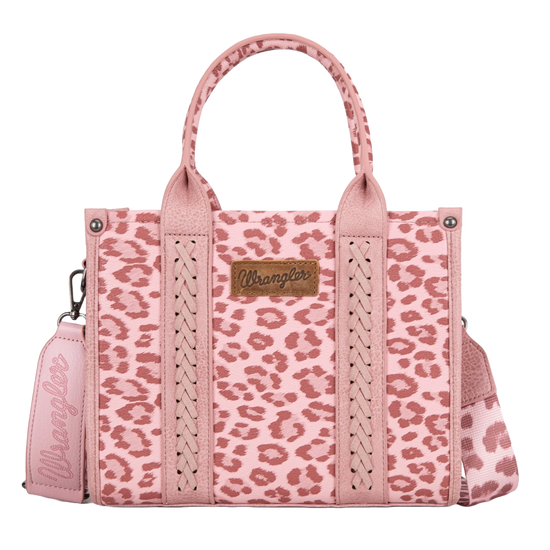 Wrangler Ladies Leopard Print Concealed Carry Tote Bag WG133-81203SPK