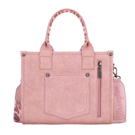 Wrangler Ladies Leopard Print Concealed Carry Tote Bag WG133-81203SPK