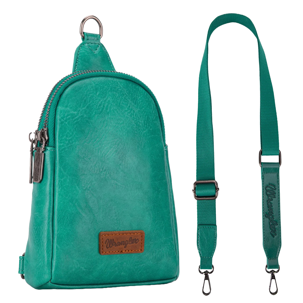 Wrangler Ladies Green Sling Crossbody Bag WG87-210GN