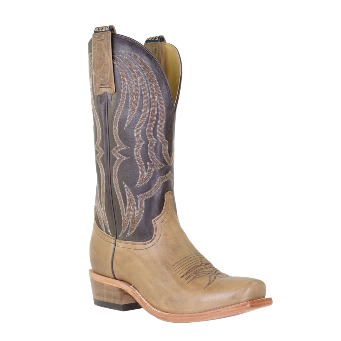 HYER Men's Stafford Tan & Brown Cutter Toe Western Boots HM12020