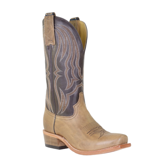 HYER Men's Stafford Tan & Brown Cutter Toe Western Boots HM12020