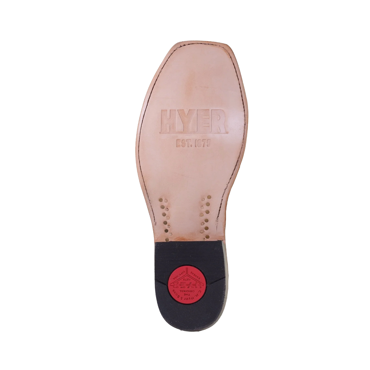 HYER Men's Stafford Tan & Brown Cutter Toe Western Boots HM12020