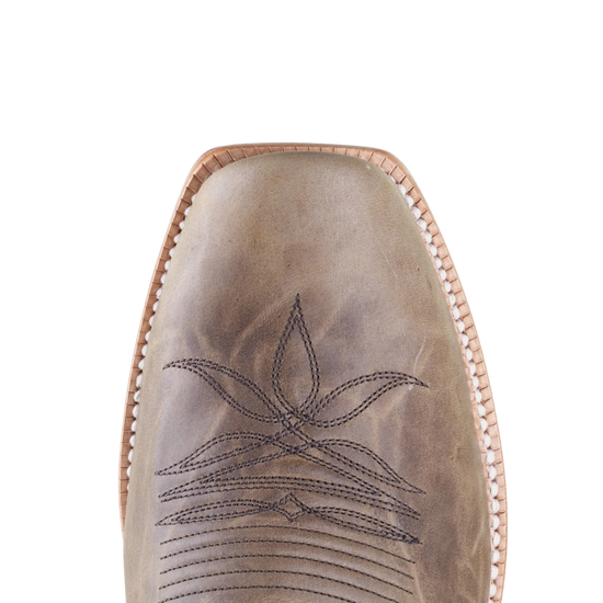 HYER Men's Stafford Tan & Brown Cutter Toe Western Boots HM12020