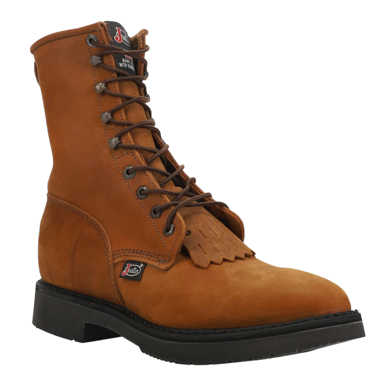 Justin Men's Original Conductor Hazel Brown Work Boots 760