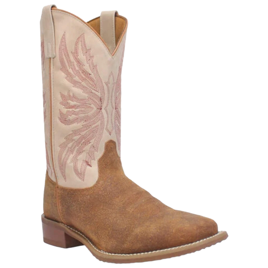 Laredo Men's Chet Embroidered Rust & Bone Western Boot 7731