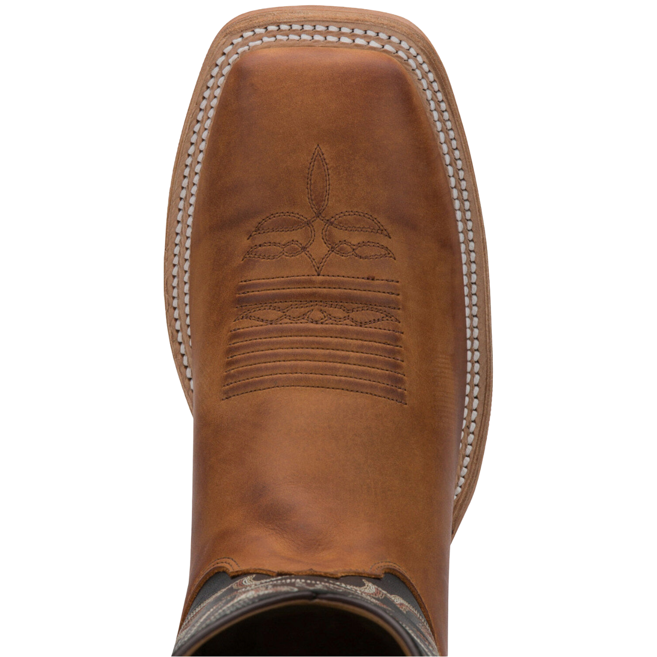 Justin Men's Caddo Bent Rail Broad Square Toe Western Boots BR740