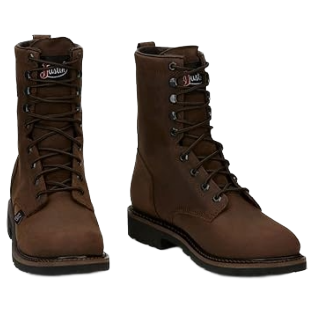 Justin Men's Drywall Waterproof Brown Round Toe Work Boots SE960