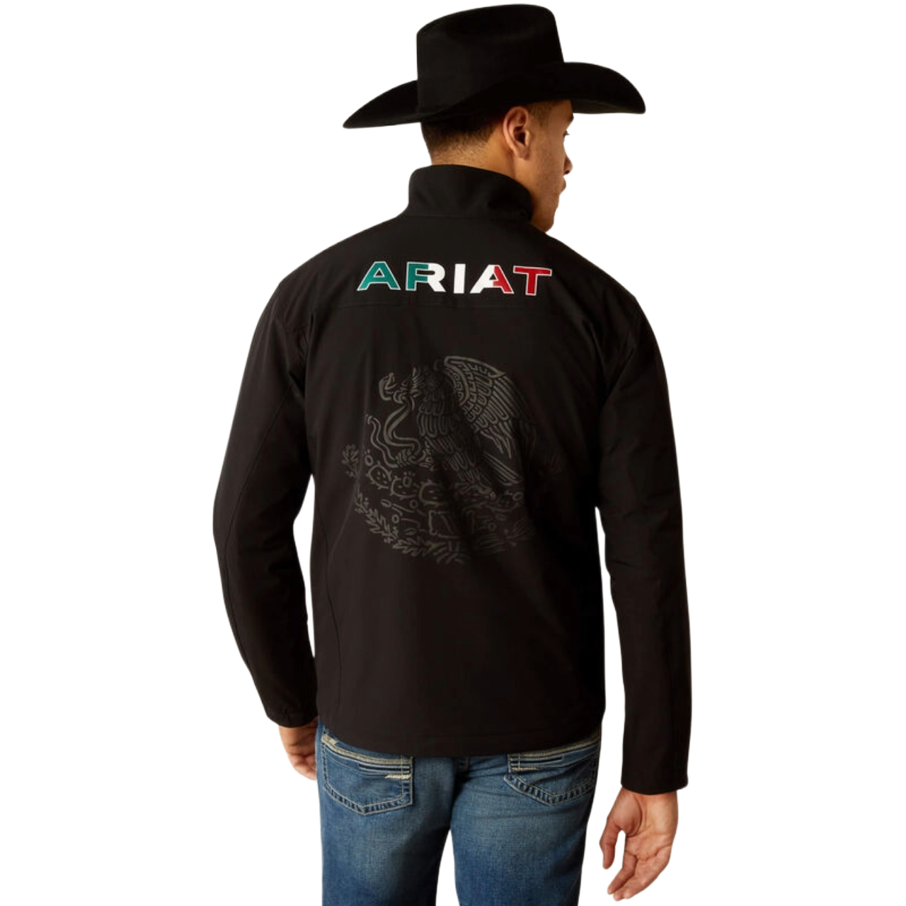 Ariat Men's Pioneer Stretchshell Mexico Black Jacket 10062577
