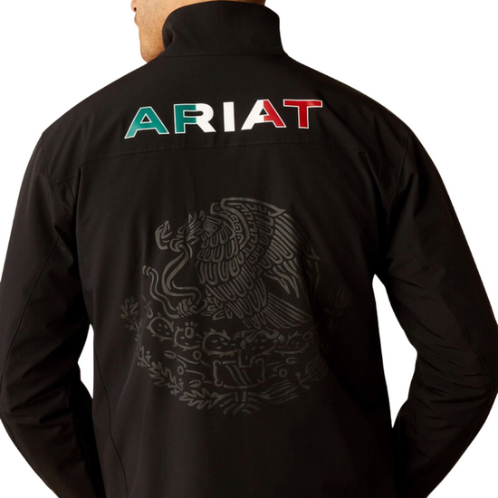 Ariat Men's Pioneer Stretchshell Mexico Black Jacket 10062577