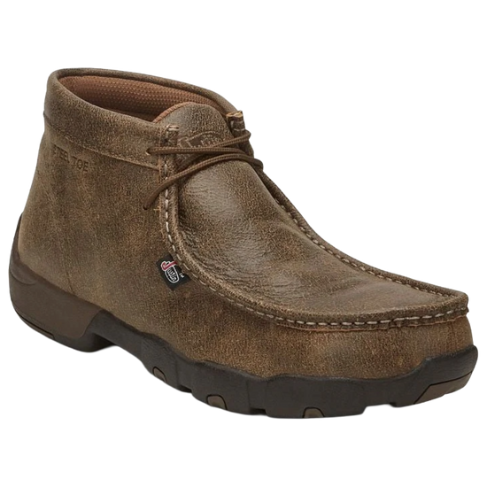 Justin Men's Cappie Steel Toe Brown Casual Work Shoes 237