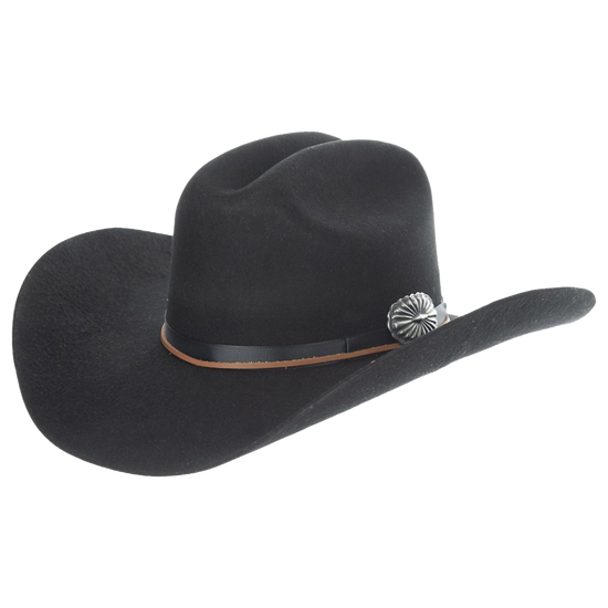 Justin Women's Wyoming Black Wool Felt Hat JUS11674-BLK