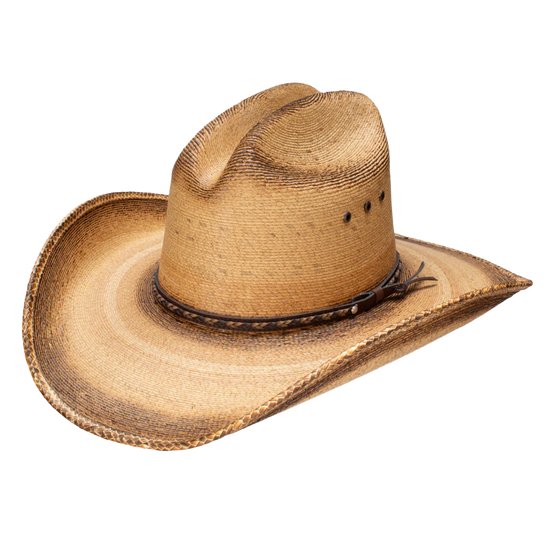 Resistol Jason Aldean Georgia Boy Burned Tan Straw Hat RSGBOYBJA41FB