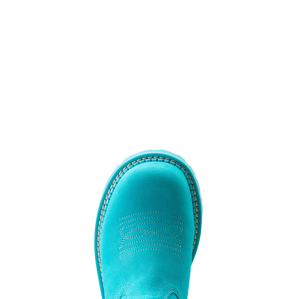 Ariat Ladies Brightest Turquoise Fatbaby Western Boot 10050995