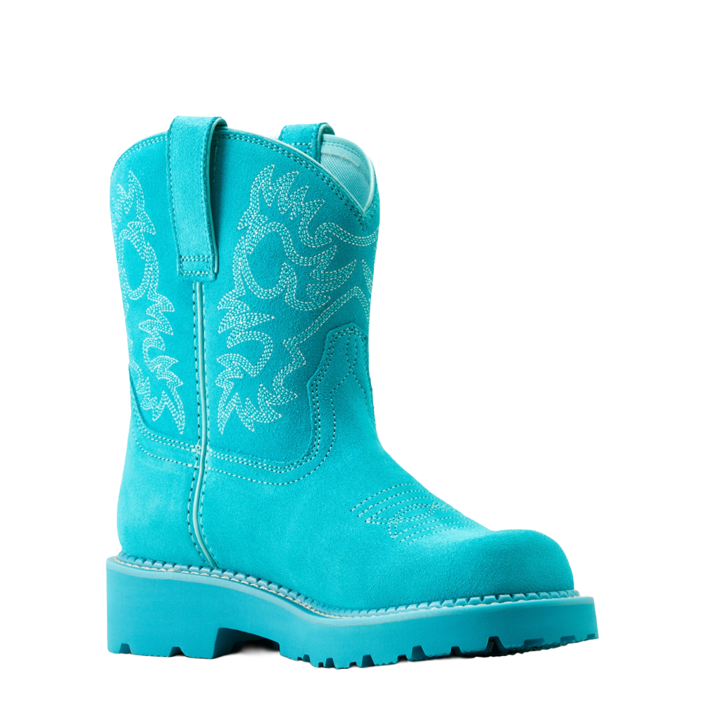 Ariat Ladies Brightest Turquoise Fatbaby Western Boot 10050995
