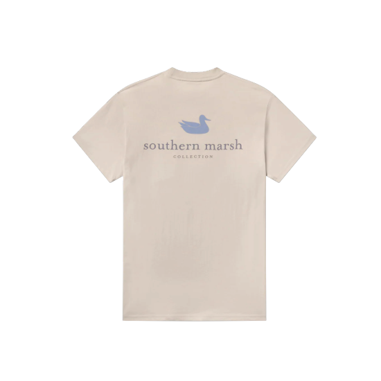 Southern Marsh Men's Authentic Oatmeal T-Shirt AUT-OAT