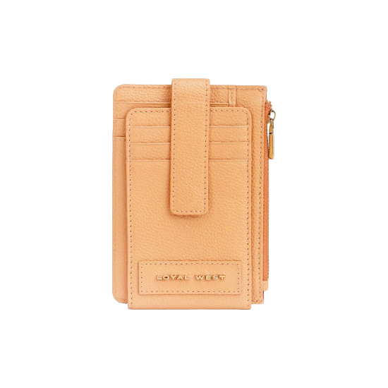 Loyal West Ladies Copper Canyon Embossed Brown Leather Cardholder LW-SS25-081-CCH