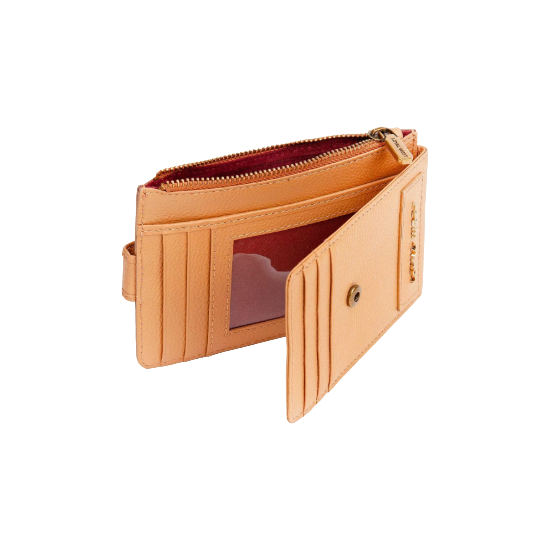 Loyal West Ladies Copper Canyon Embossed Brown Leather Cardholder LW-SS25-081-CCH