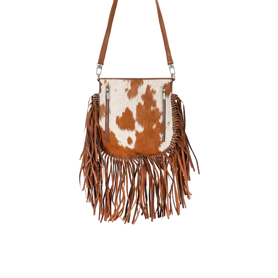 Loyal West Ladies Mojave Brown Hair-on Western Crossbody bag LW-SS25-007-CB