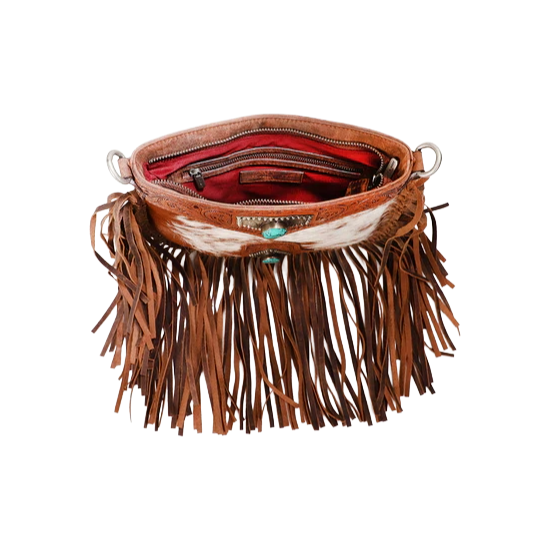 Loyal West Ladies Mojave Brown Hair-on Western Crossbody bag LW-SS25-007-CB