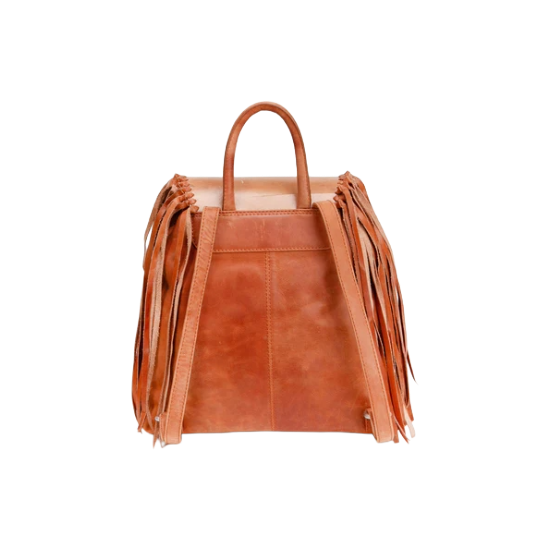 Loyal West Ladies Taysha Brown Leather Western Backpack LW-SS25-061-BP