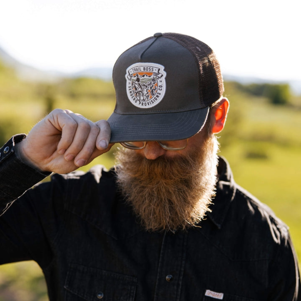 Sendero Provisions Co Trail Boss Graphic Grey Cap SPCH123F18