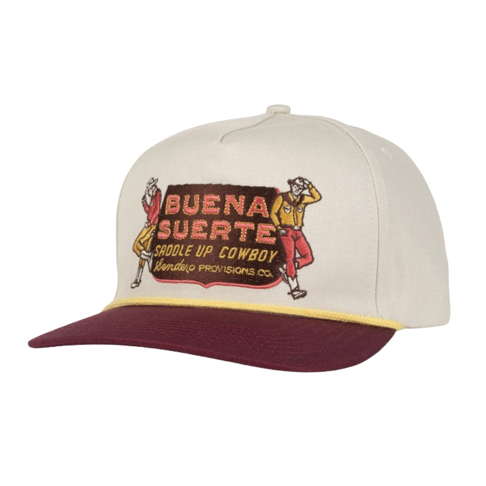 Sendero Provisions Co. Buena Suerte Cream Western Cap SPCH125S12