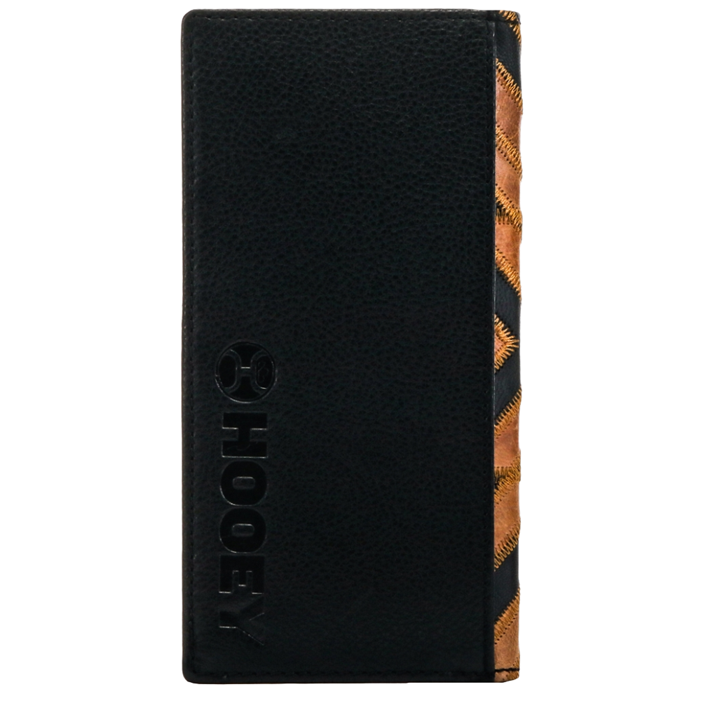 Hooey Montezuma Brown/Black Patchwork Bifold Rodeo Wallet HW007-BRBK