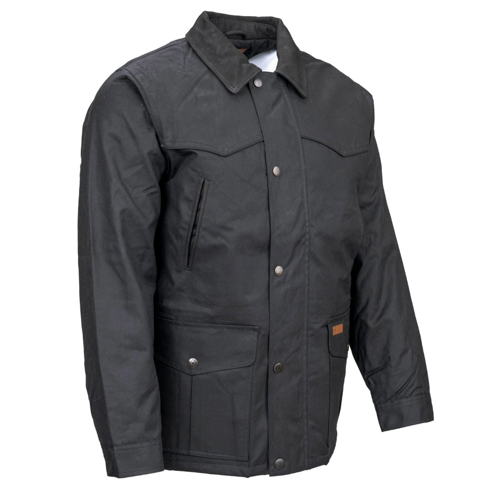 Outback Trading Company Men's Pathfinder Black Jacket 2707-BLK