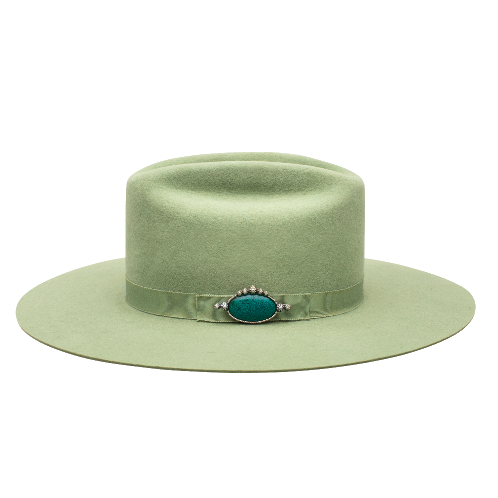 Charlie 1 Horse Ladies Little Lime Eucalyptus Felt Western Hat  CWLTLI-6736EU