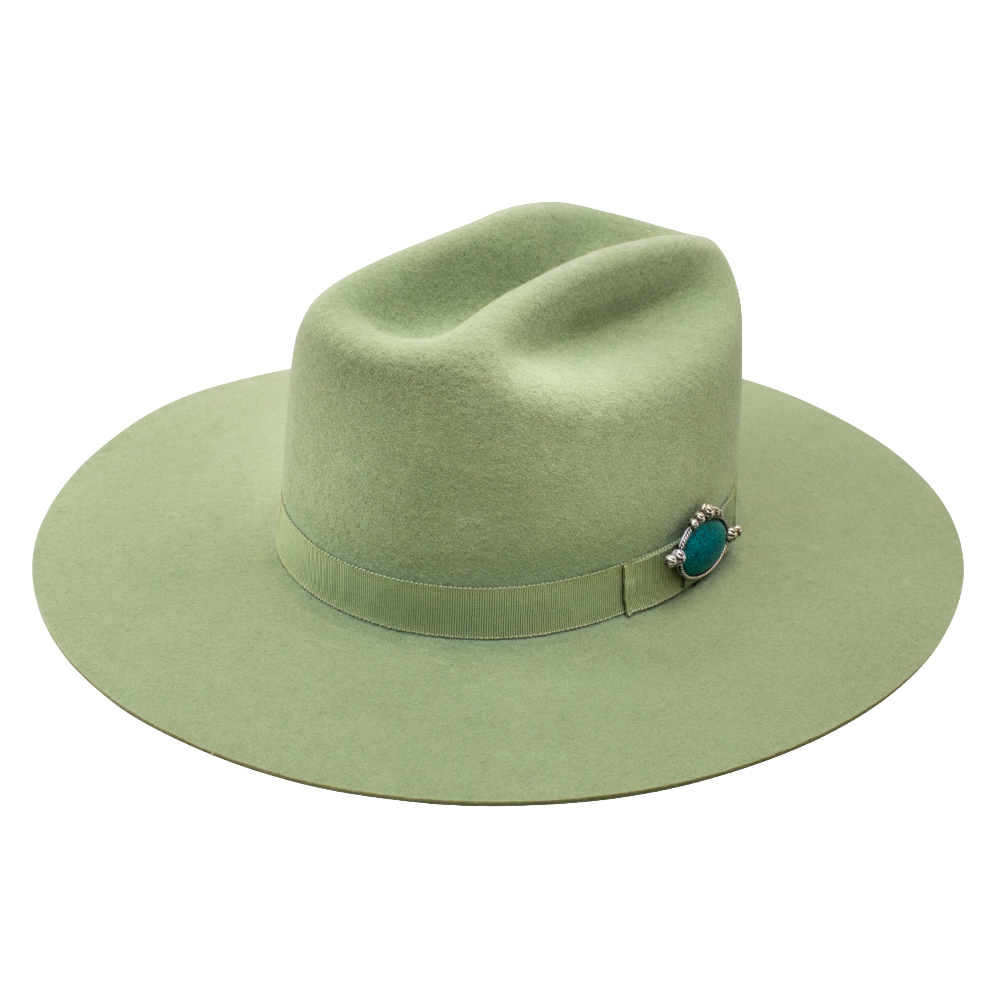 Charlie 1 Horse Ladies Little Lime Eucalyptus Felt Western Hat  CWLTLI-6736EU