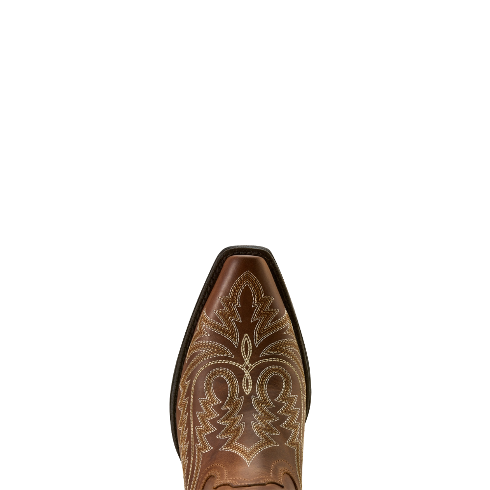 Ariat Ladies Round Up Collins Smoked Wheat Brown Western Boot 10074336