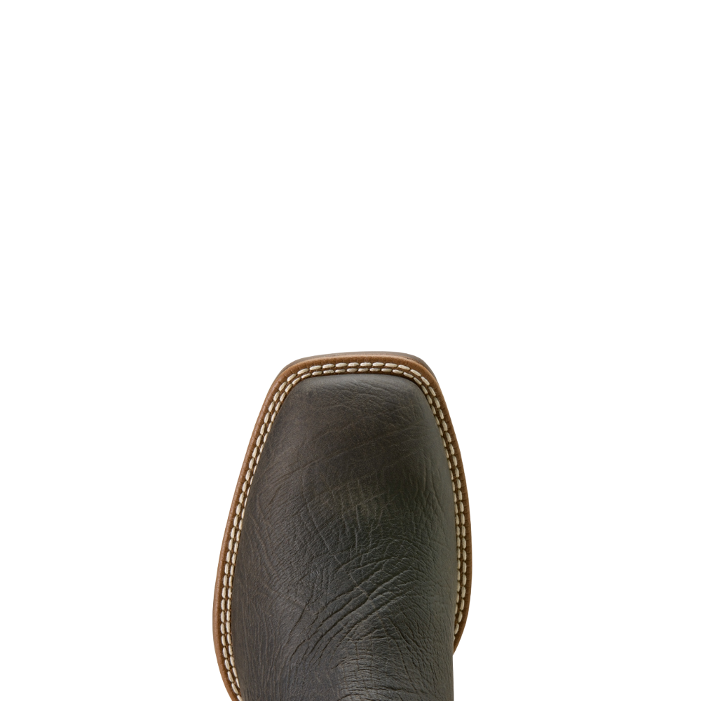 Ariat Men's Booker Hippo Print Charcoal Grey Western Ankle Boot 10074164