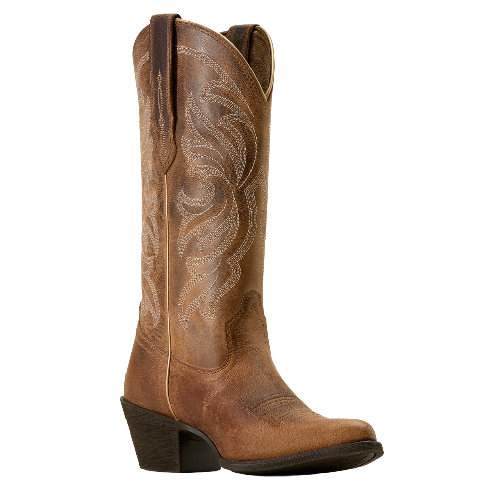 Ariat Ladies Heritage Mesa Tan Embroidered Western Boot 10074334