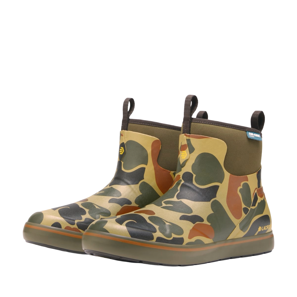 Lacrosse Men's Alpha 6" Hardwoods Duck Camo Deck Boot 632440