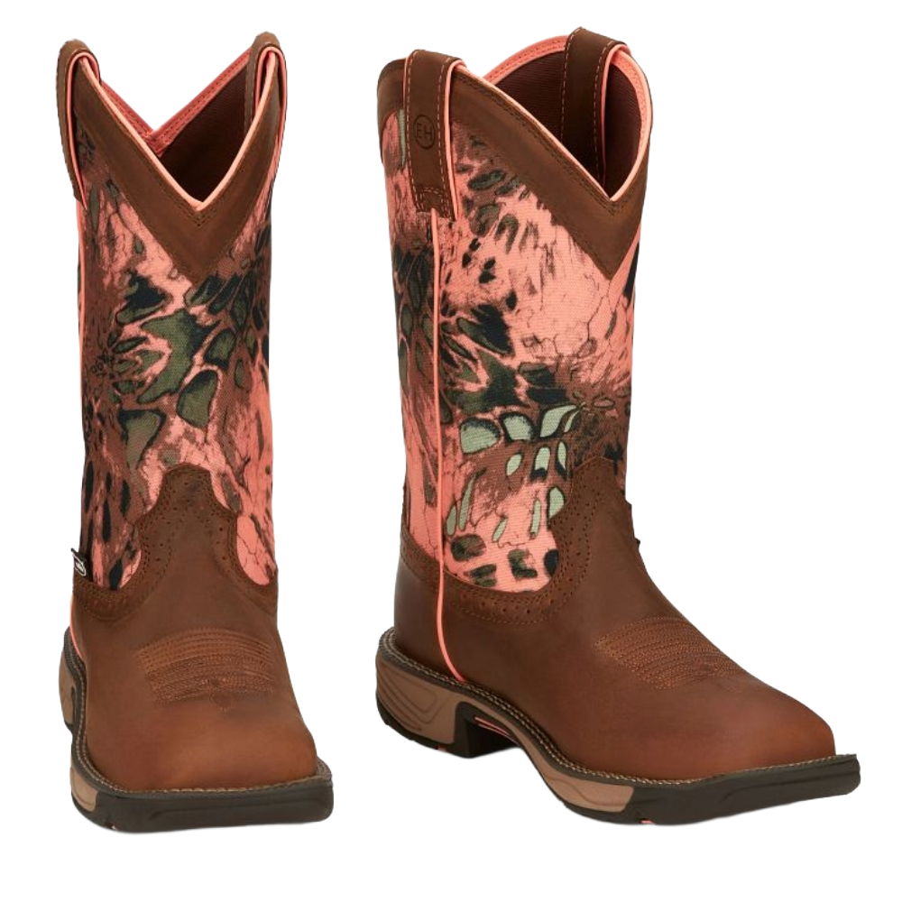 Justin Ladies Trekker RealTree® Camo Waterproof Work Boot SE4356