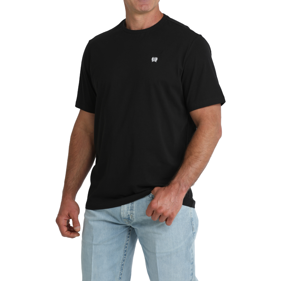 Cinch Men's Solid Black Classic T-Shirt MTK1650008