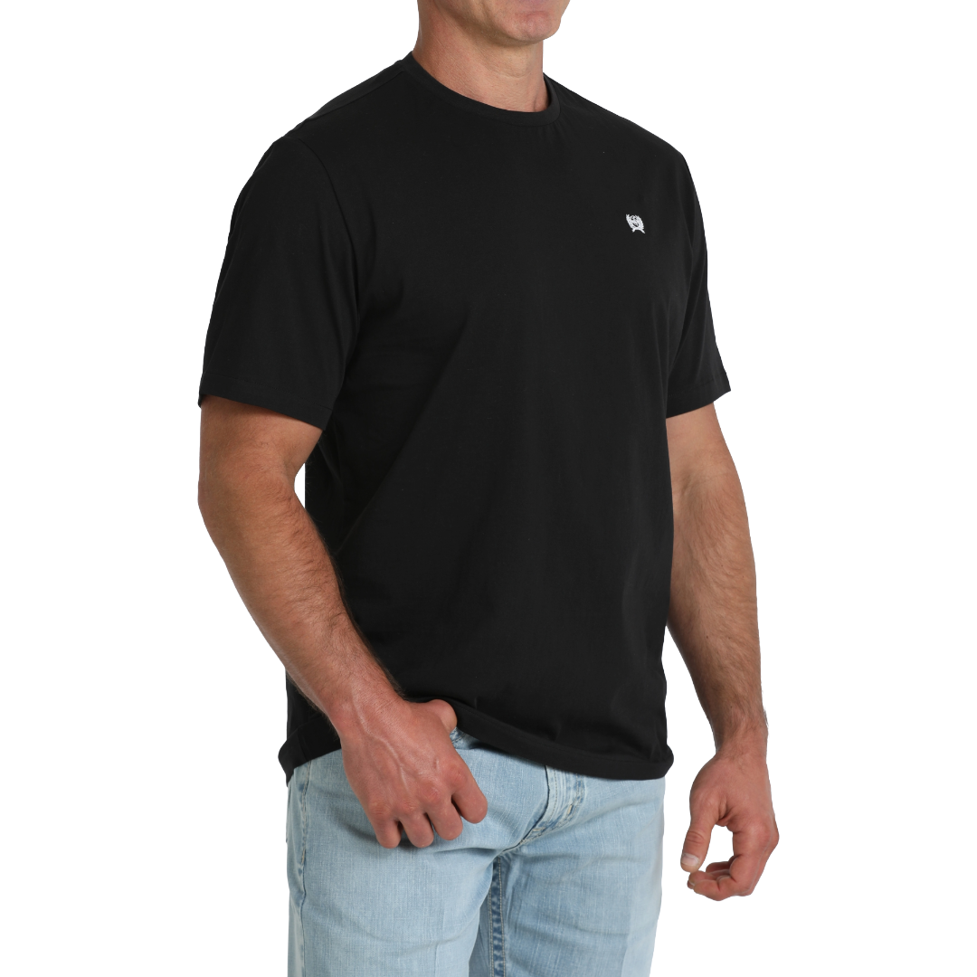 Cinch Men's Solid Black Classic T-Shirt MTK1650008