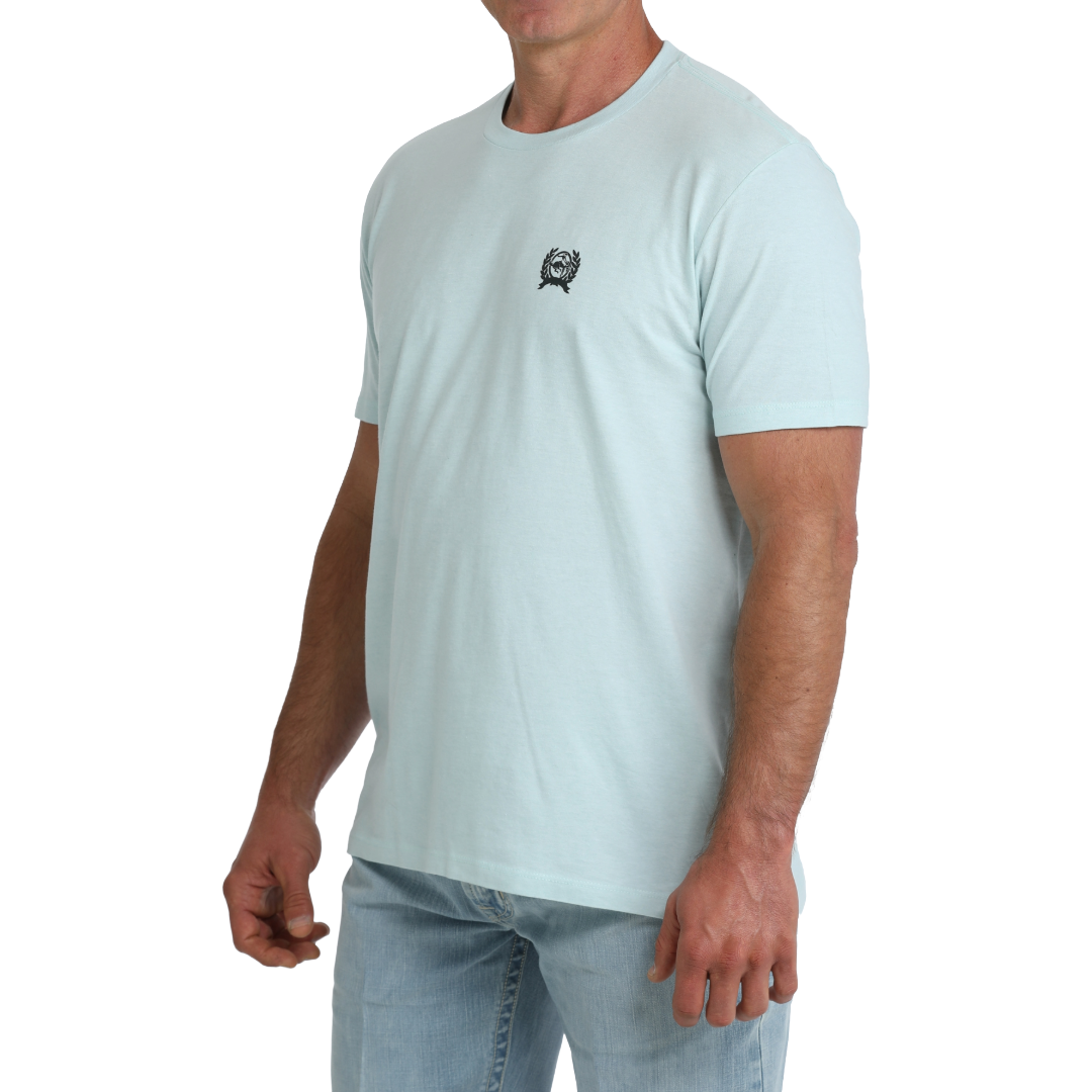 Cinch Men's Solid Green Rodeo Graphic T-Shirt  MTT1690732