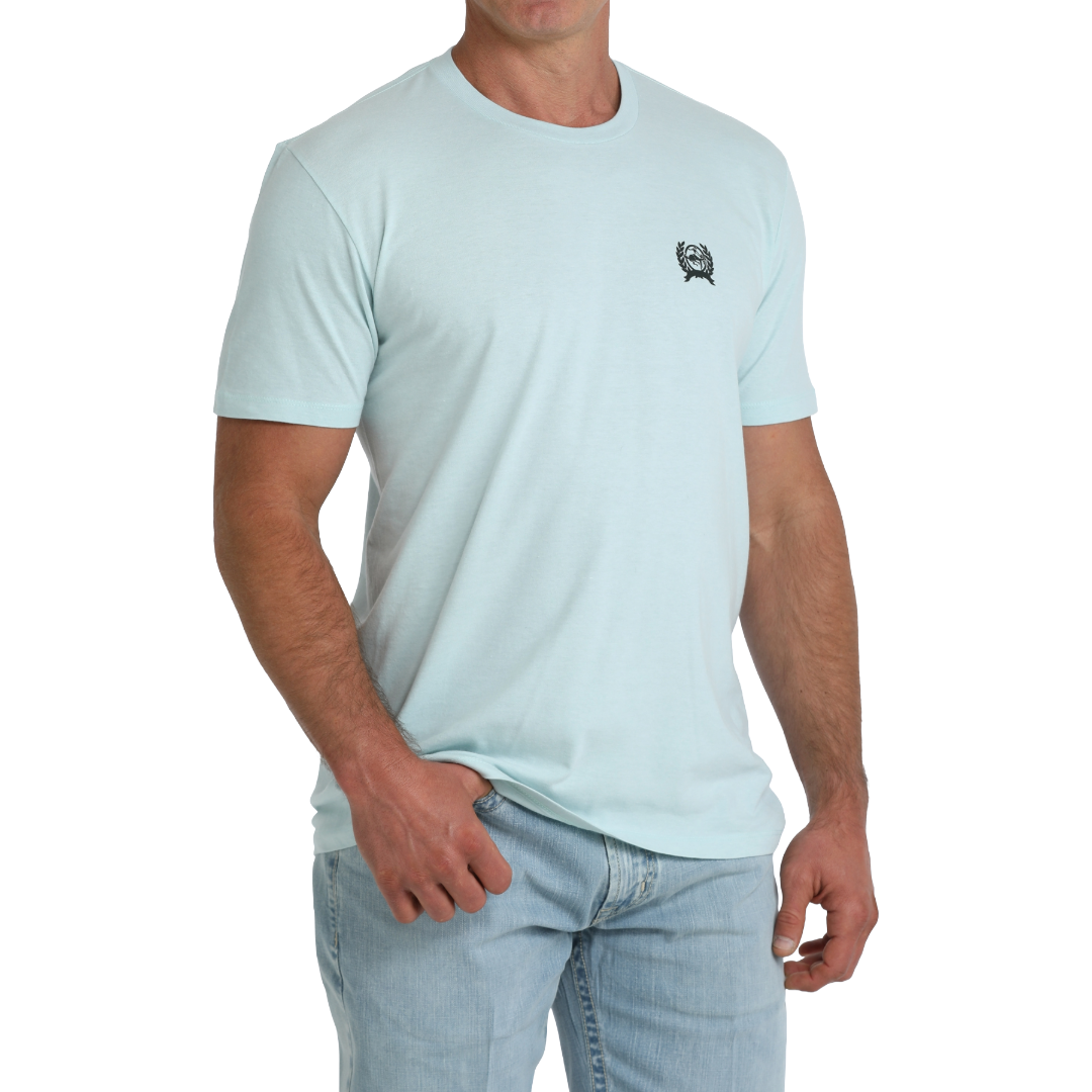 Cinch Men's Solid Green Rodeo Graphic T-Shirt  MTT1690732