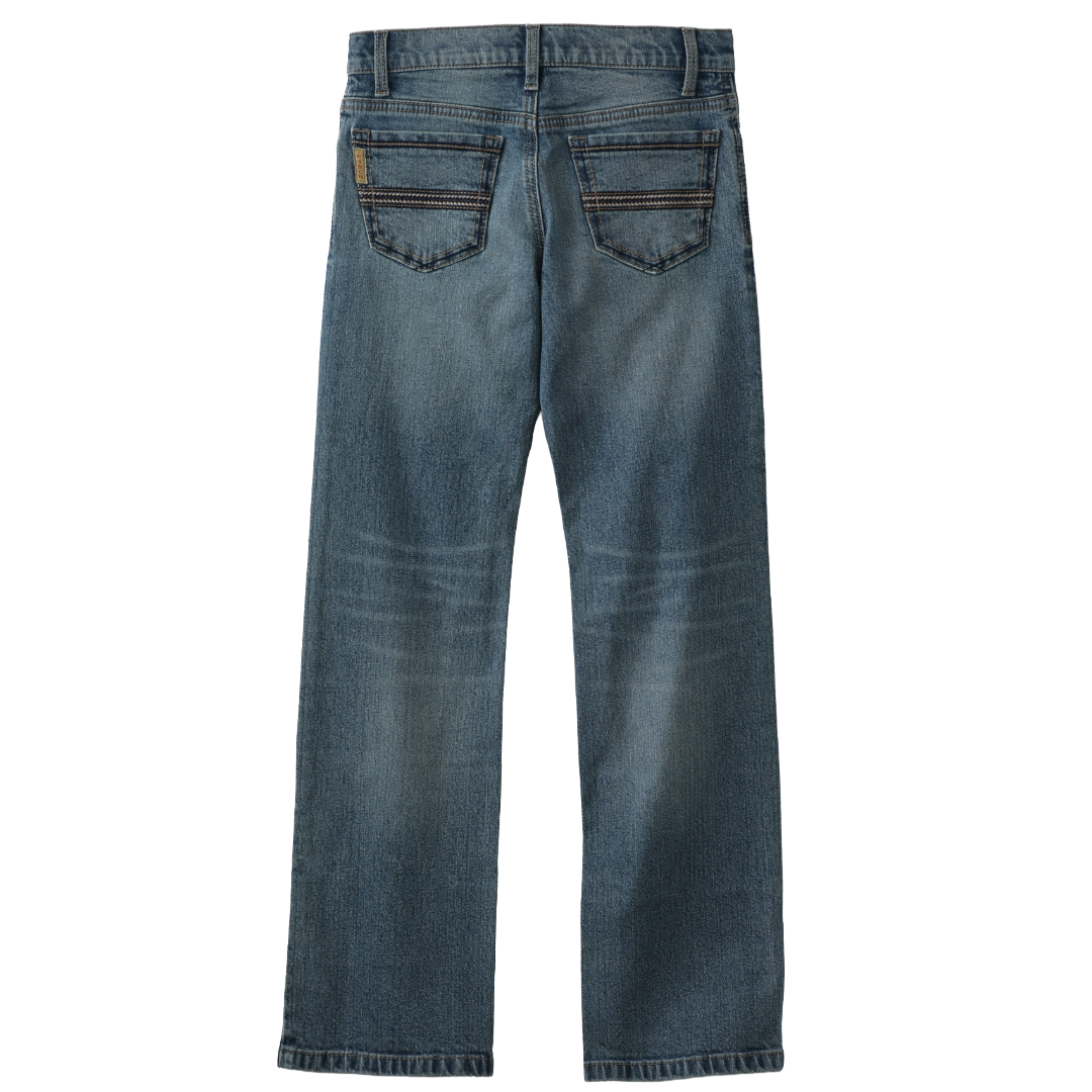 Cinch Boy's Relaxed Medium Stone Wash Blue Jean MB16682009