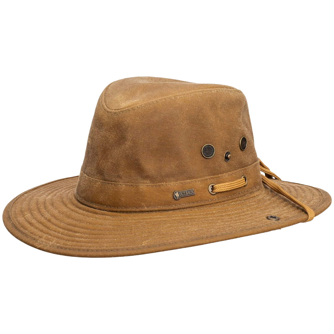 Outback Trading Co. River Guide Field Tan Oilskin Hat 1497-FTN