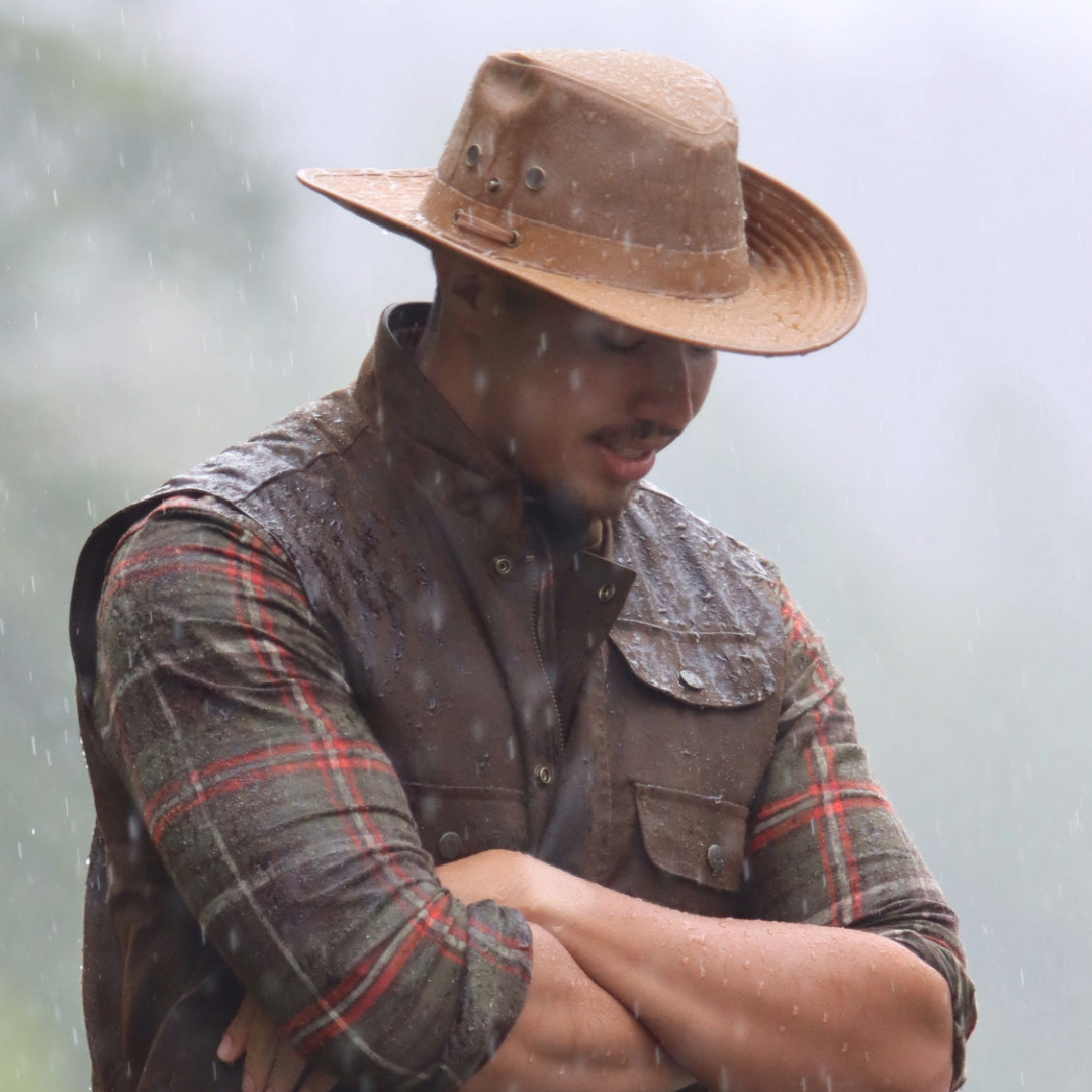 Outback Trading Co. River Guide Field Tan Oilskin Hat 1497-FTN
